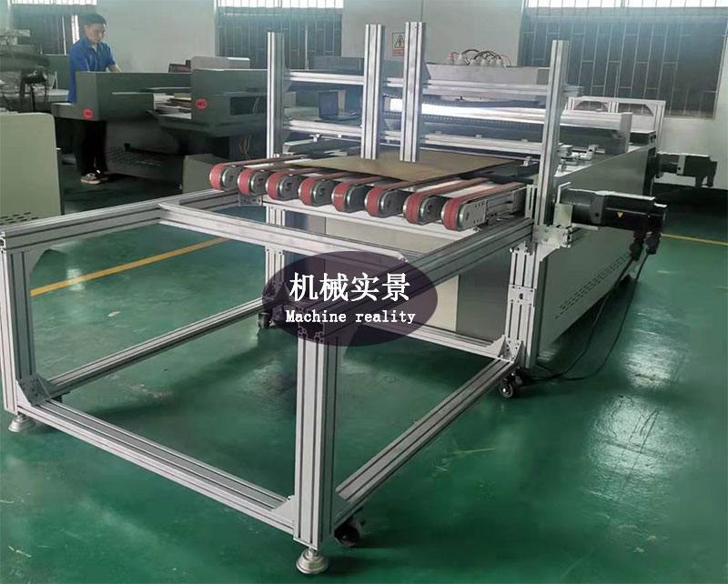 紙箱無版印刷機設(shè)備實拍，紙箱數(shù)碼印刷機廠家實拍機械。